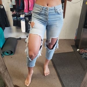 Topshop petite moto jeans